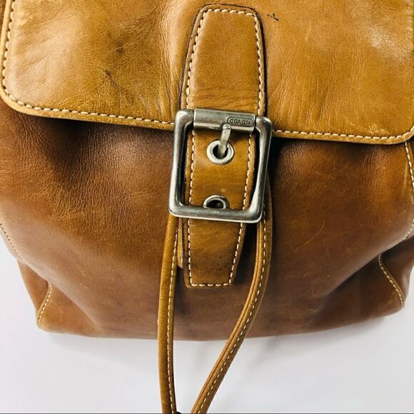NOT FOR SALE Vintage COACH 9569 Legacy Leather Drawstring Backpack - Picture 6 of 13